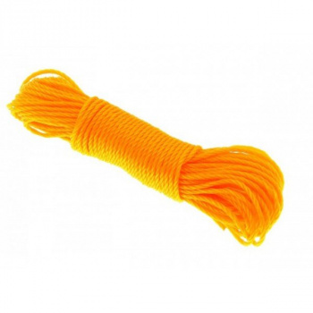 Веревка бельевая 2,5 мм 20 м, цвет МИКС   