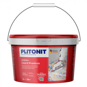 Затирка биоцидная PLITONIT COLORIT Premium (0,5-13 мм) какао 2 кг.