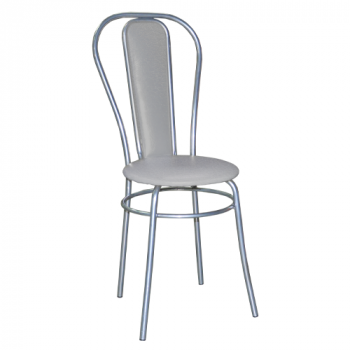 Стул LAKSI БЕЛЛА хром/серый СБ4 уценка 10%