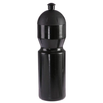 Бутылка для воды 850 мл «Купол», велосипедная, с соской, пластик LDPE, черная, 7х26 см 