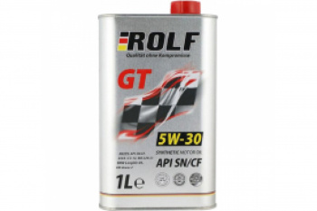 Масло моторное синтетическое ROLF GT SAE 5W-30, API SN/CF, 1 L