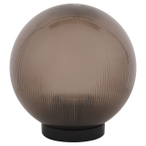 Садово-парковый светильник ЭРА НТУ 02-60-205 шар дымчатый призма на опору / кронштейн IP44 Е27 