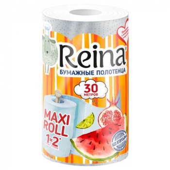 Полотенце бумажное Reina Maxi Roll 2сл 1шт