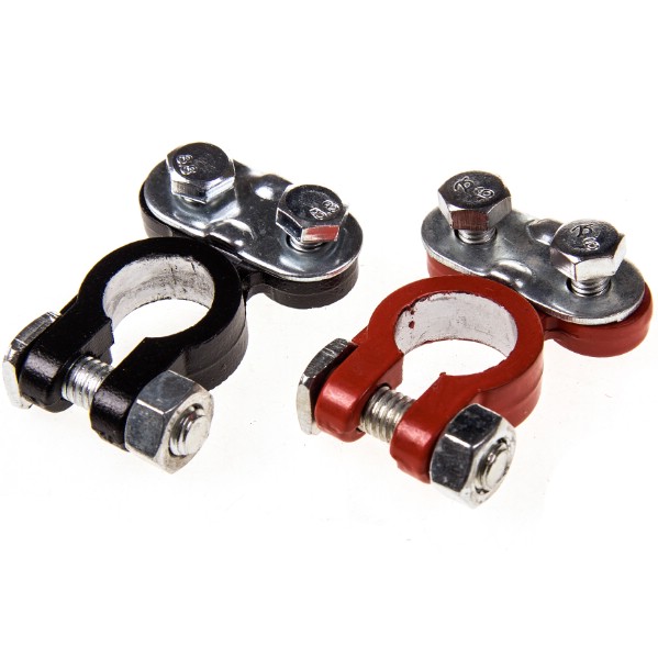 S06701014 Клеммы алюминиевые SKYWAY СТАНДАРТ европейские 014 (Min. диаметр 17.9мм, Мах. диаметр 19.5мм) 2шт.