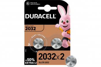 Элемент питания Duracell DL/CR2032-2BL