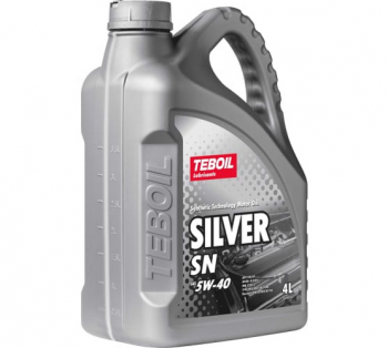 Масло моторное 5W40 SN TEBOIL Silver 4л п/синтетическое
