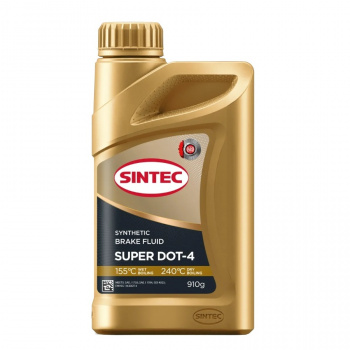 Тормозная жидкость Sintec SUPER DOT-4  910г