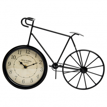 Часы настенные "Велосипед", черный 35х8х26 см