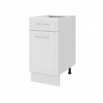 Шкаф напольный Delinia Агидель В 40x82.5x58 см с 1 ящ ЛДСП цвет белый