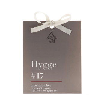 Аромасаше Hygge №17 "Розовый перец и лимонное дерево" 8х10х1,5см