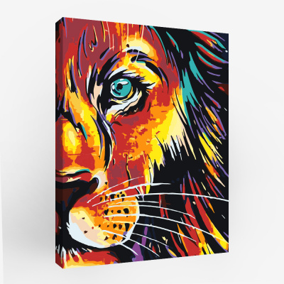 Lp13-667 Картина по номерам Взор короля 40х50 см.