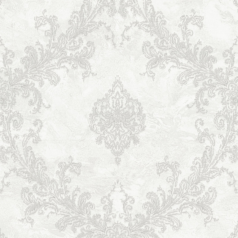 7232-00 Обои флизелиновые Jardin, мотив белый 1,06x10,05м