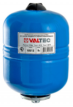 Бак расширительный для водоснабжения 12 литров, синий, VALTEC
