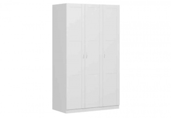 Шкаф "ПЕГАС" 3 двери сборные 116x58x202см , цвет:белый