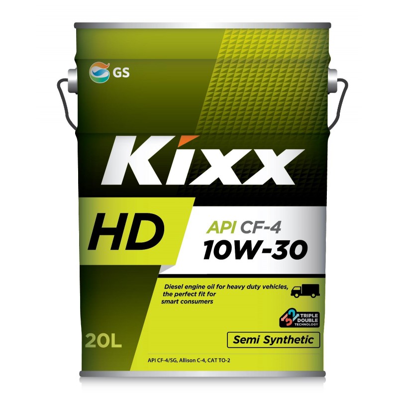 L2002P20E1 Масло моторное 10W30 CF-4-SG KIXX HD 20л полусинтетическое