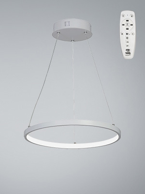Люстра подвесная V2515DT-9/1S, LED 31Вт, 2700-6500К, цвет серебро