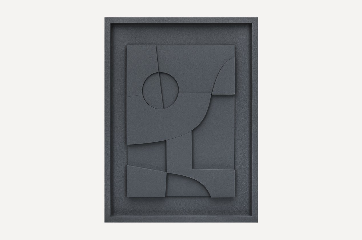 Картина Рельеф Dark Blue