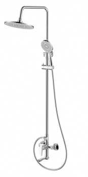 Гарнитур д/душа с верх.лейкой 250 мм, Rora Milardo, RORSB4FM06