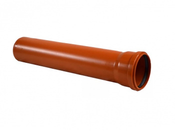 Труба для наружной канализации, D 200х6,2 мм, 1 метр, SN 4