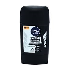 Дезодорант стик NIVEA Men Невидимый для черного и белого 50мл