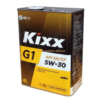 Масло моторное 5W30 SJ GS KIXX G 4л п/синтетическое !