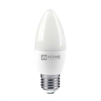 Лампа светодиодная 11Вт 230В Е14 4000К, нейтральный белый 1050Лм IN HOME (свеча)