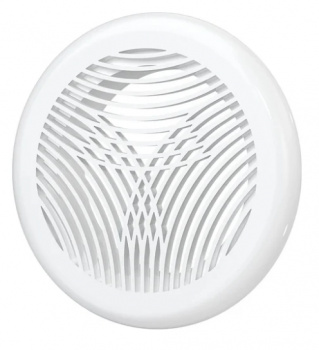 Решетка вентиляционная круглая D143 приточно-вытяжная АБС с фланцем D100 (33шт)