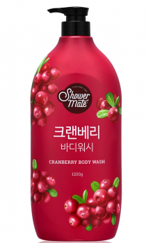 Гель для душа с ароматом клюквы Shower Mate Cranberry 1200г
