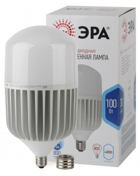Лампа светодиодная ЭРА POWER  LED T160-100W-4000-E27/E40