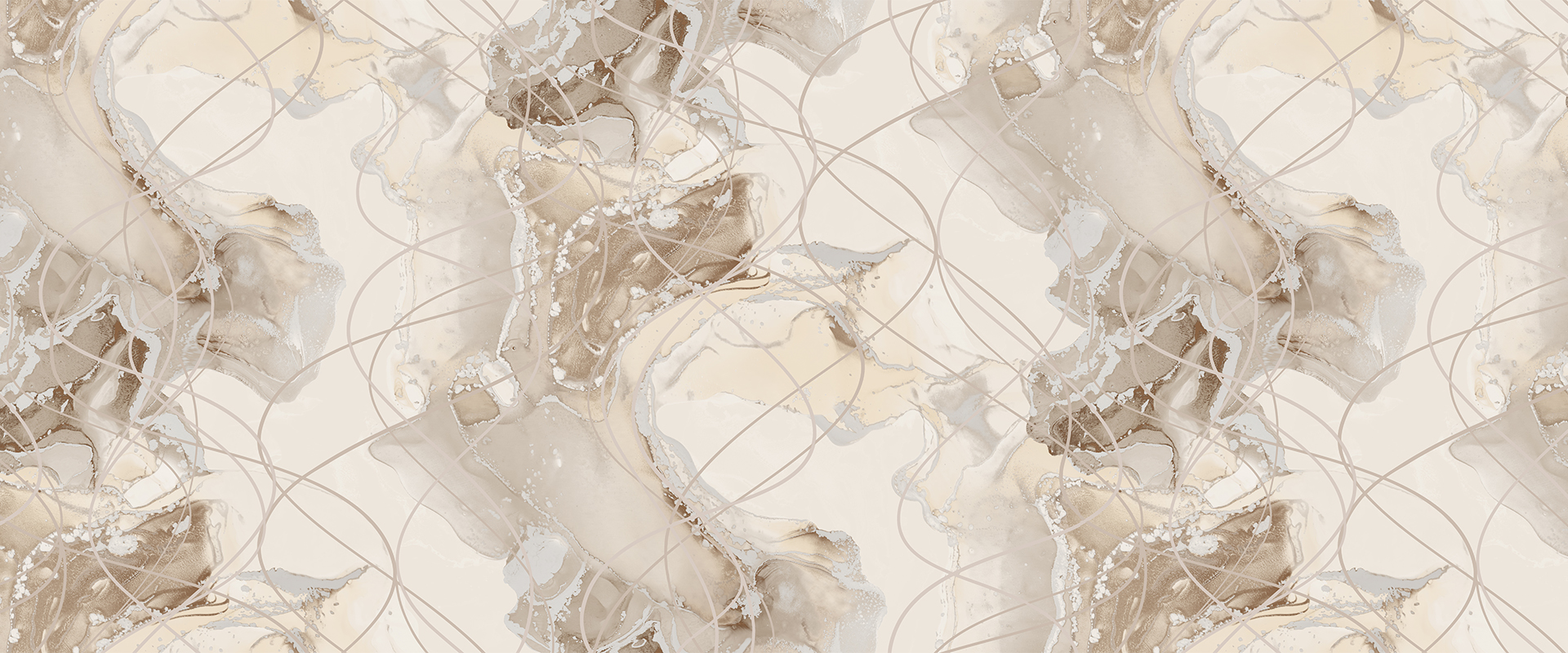 989821 Обои флизелиновые Ocean, мотив бежевый 1,06х10.05м