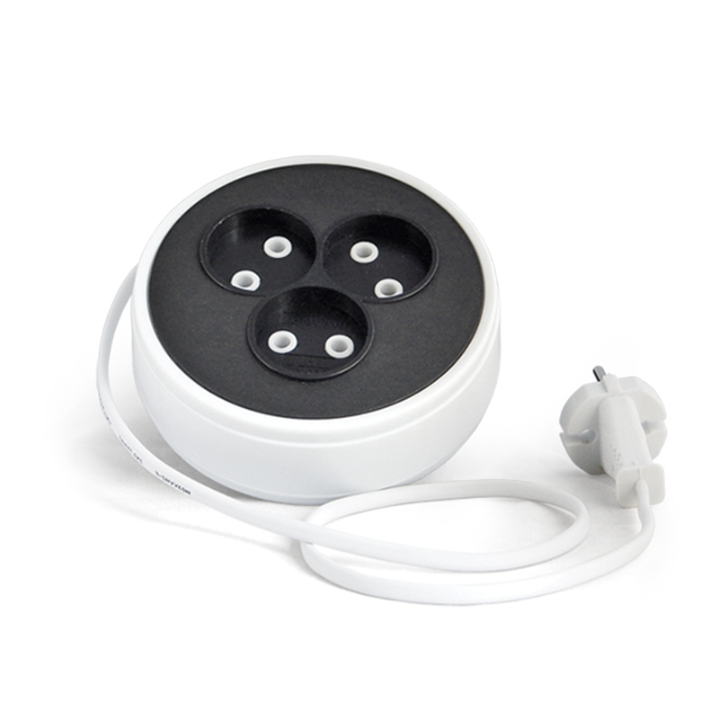 9634578 Удлинитель рулетка UNIVersal 5м 3гн У6-004 ШВВП 2х0,75 3гн. б-з 5м (еврослот)