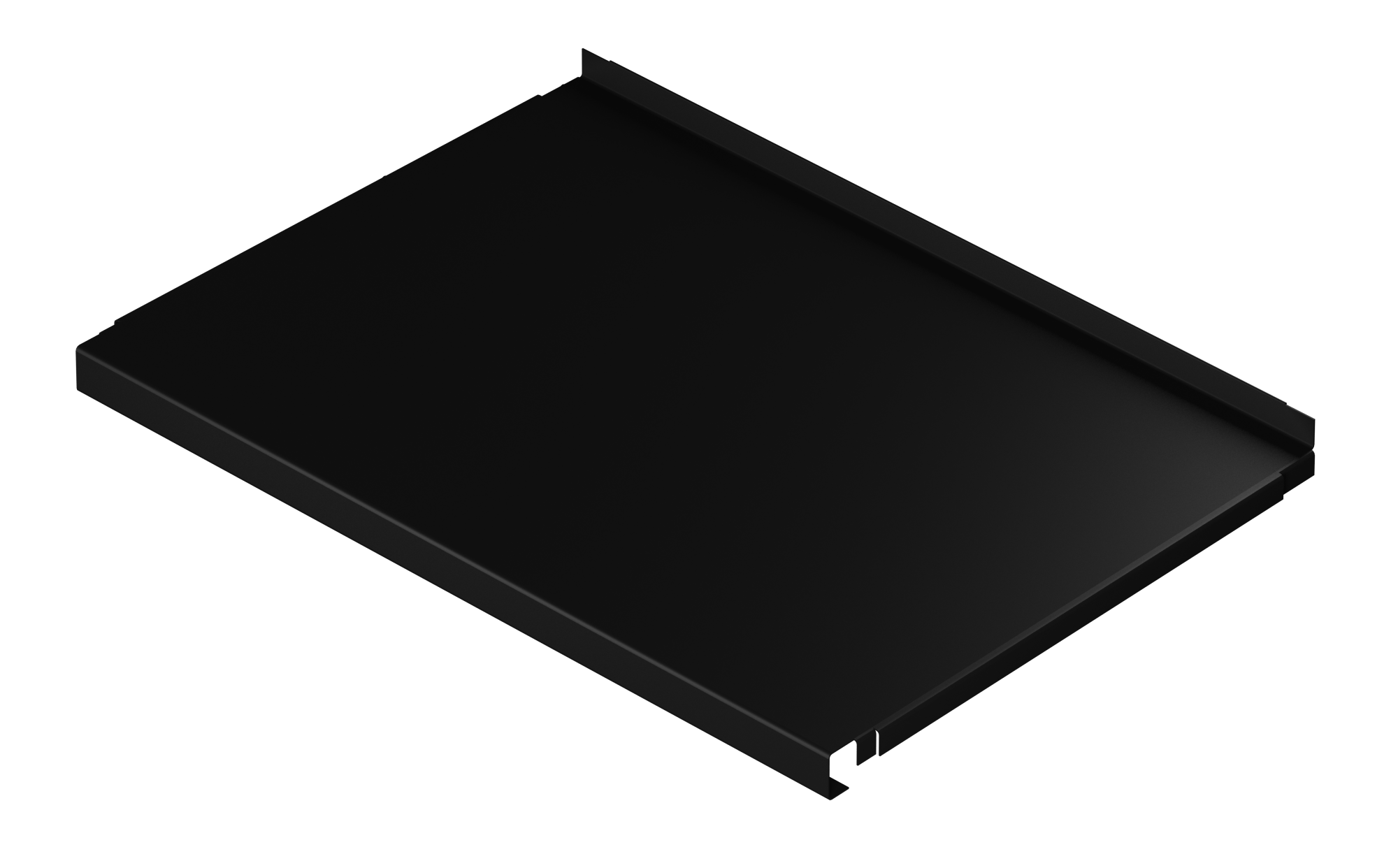 L99S64BL Полка металическая 590х420, черная