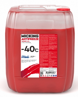 Антифриз красный MICKING SUPER LLC P-OAT Technology -40C 10кг