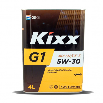 Масло моторное 10W30 SN Plus/GF-5 KIXX G1 4л п/синтетическое