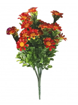 Цветок искусст  Букет Георгины (полипропилен, полиэстер)  32x17x11см 