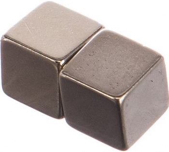 Неодимовый магнит куб REXANT 10мм 2шт уп 72-3210