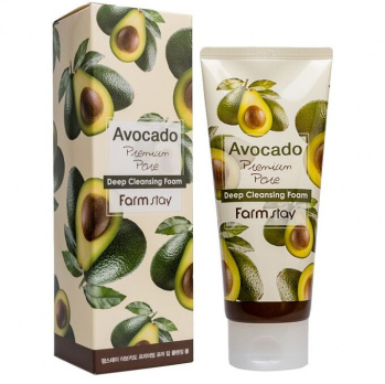 Пенка для умывания FarmStay Avocado Premium 180мл