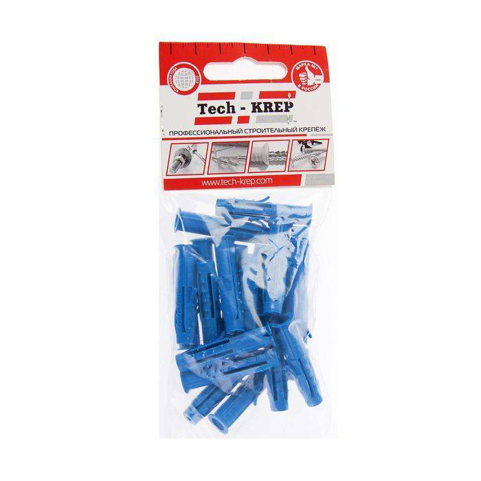 111130 Дюбель распорный Чапай  8х40 шипы+усы полипропилен (20 шт) - пакет СФ