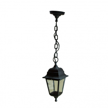 Светильник садово-парковый Адель подвесной четырехгранный черный Е27  НСУ 04-60-001 ЭРА IP44