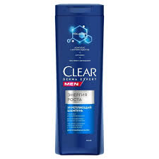 Шампунь Clear DERMA EXPERT Энергия роста муж. 380мл