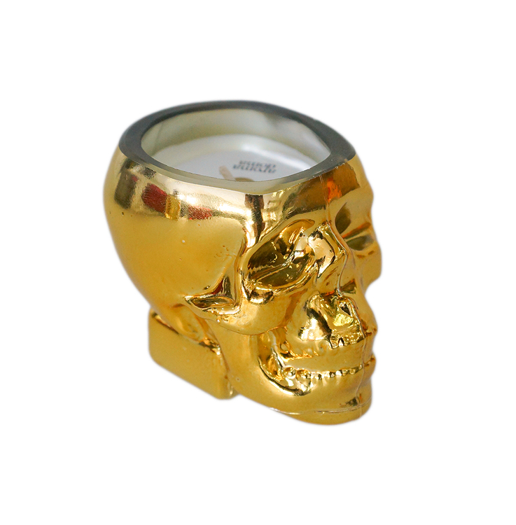 Свеча-череп Metallic Мулен Руж 7,5х6см