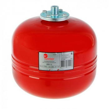 Бак расширительный для отопления 12 литров, красный, WESTER 