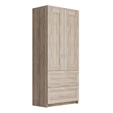 Шкаф "СИРИУС" комбинированный 2 двери, 2 ящика 78x50x190 см,  цвет: сонома
