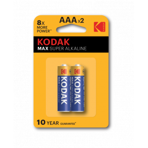 Батарейки Kodak LR03-2BL MAX SUPER Alkaline 2шт