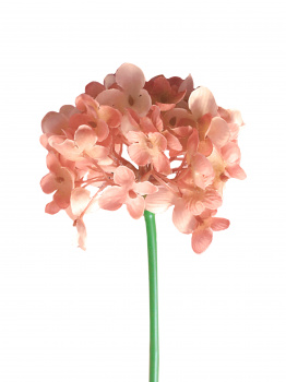 Цветок искусс.Розовая Гортензия из ткани 26,5х11х11см
