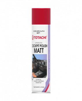 Полироль-пластика с матовым эффектом TOTACHI COCKPIT POLISH MATT 0,4 л с запахом парфюма