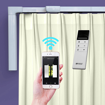 Умный электрокарниз для штор HIPER IoT Curtain 3M