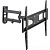 9457056 Кронштейн для телевизора Hama R1 118157, до 30 кг, 37-75, настенный, поворот и наклон, чёрный