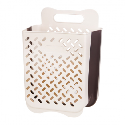 Fancy-hh96-M Корзина пластиковая складная Гармония, Д370 Ш250 В490, белый