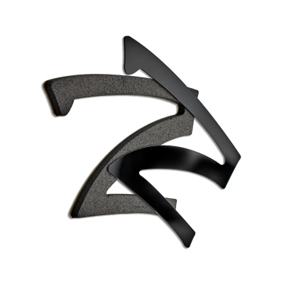 2768033 Часы-наклейка Кайро, d-65 см, серебро1